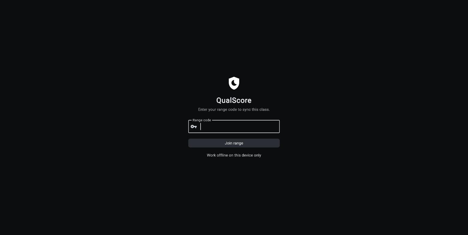 Range code entry