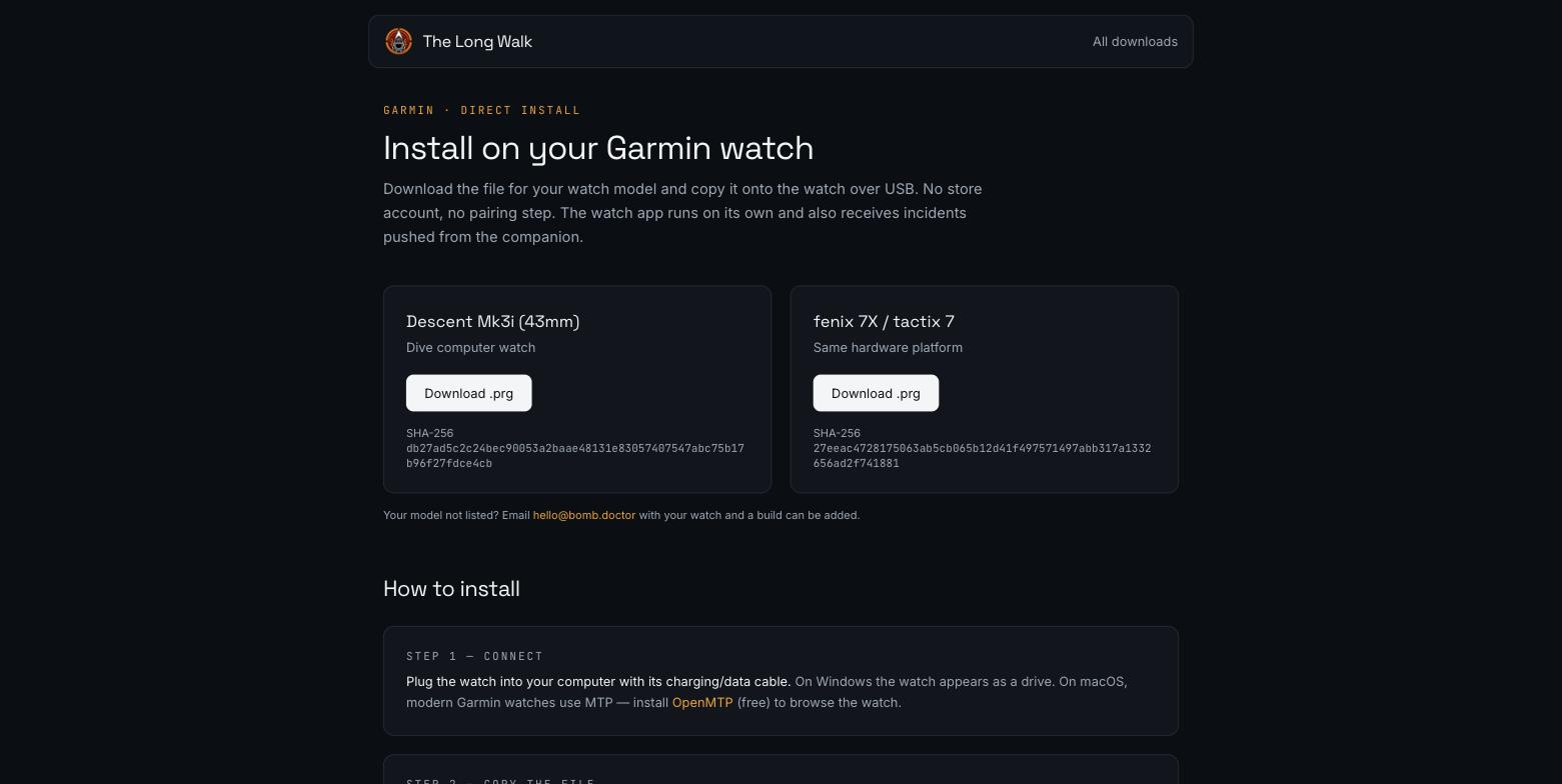Direct install page